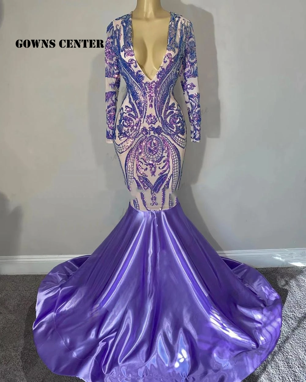 

Mermaid Prom Dresses For Black Girls Long Sleeves Evening Dress Long Luxury 2022 Party Gown Special Occasion Gown ballkleid