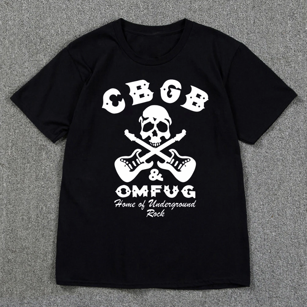 

Мужская Летняя модная футболка с логотипом CBGB