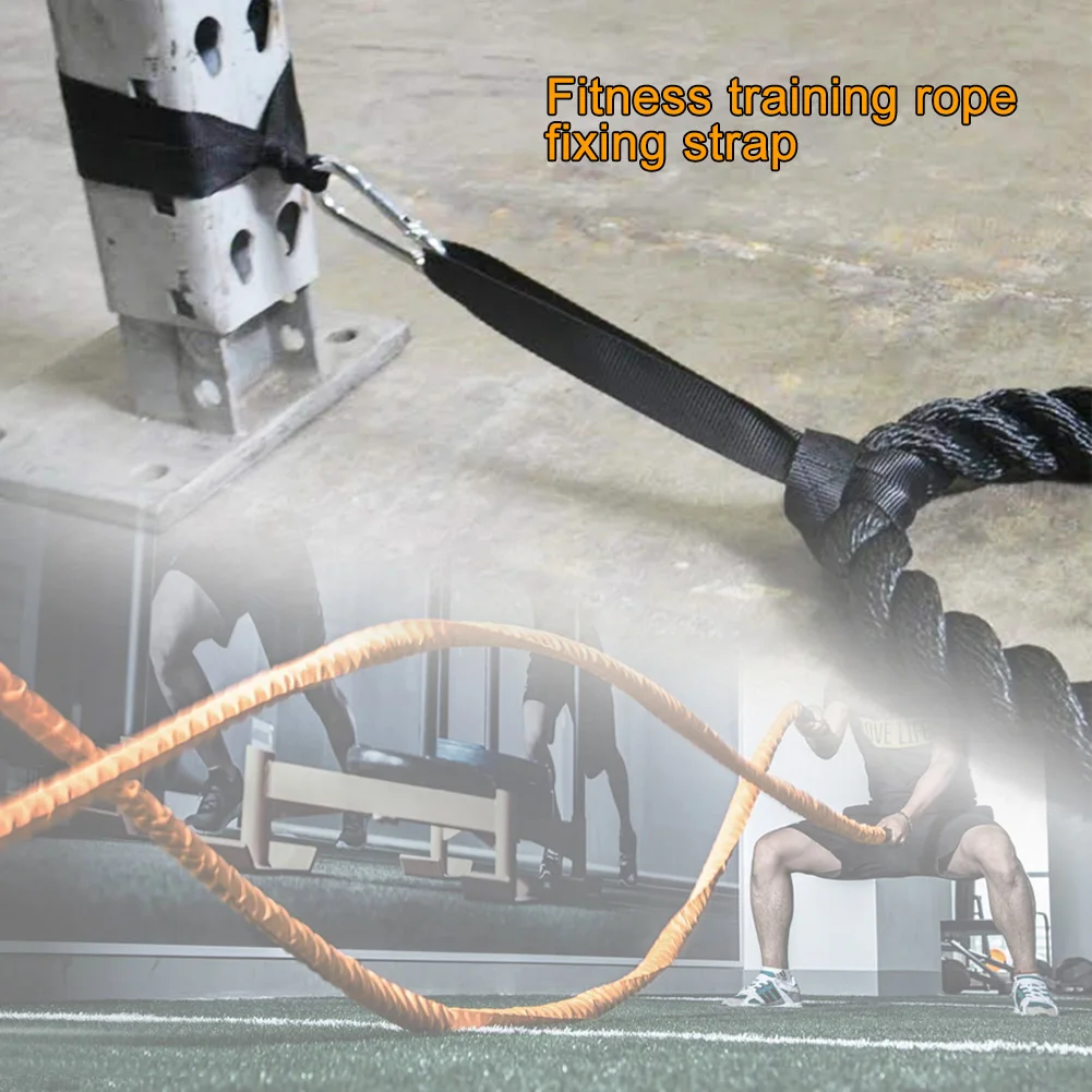 

Anchor Strap Kit Muscle Workout Training Accessories Rope Easy Setup Fitness Equipment Heavy Duty With Carabiner Home Gym