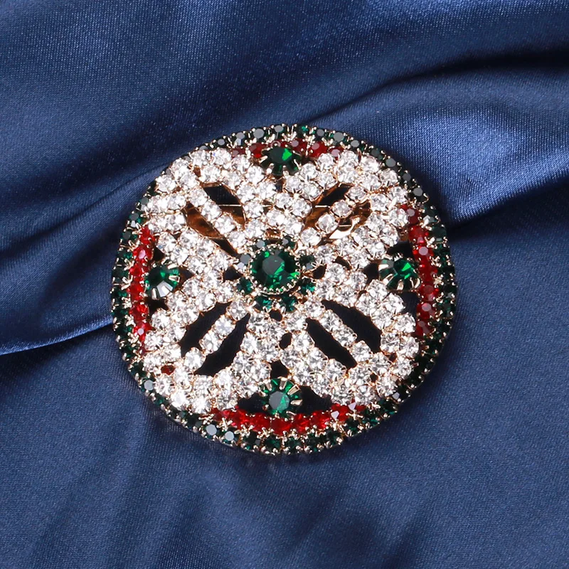 Винтажная брошь из искусственной кожи цвет в ассортименте