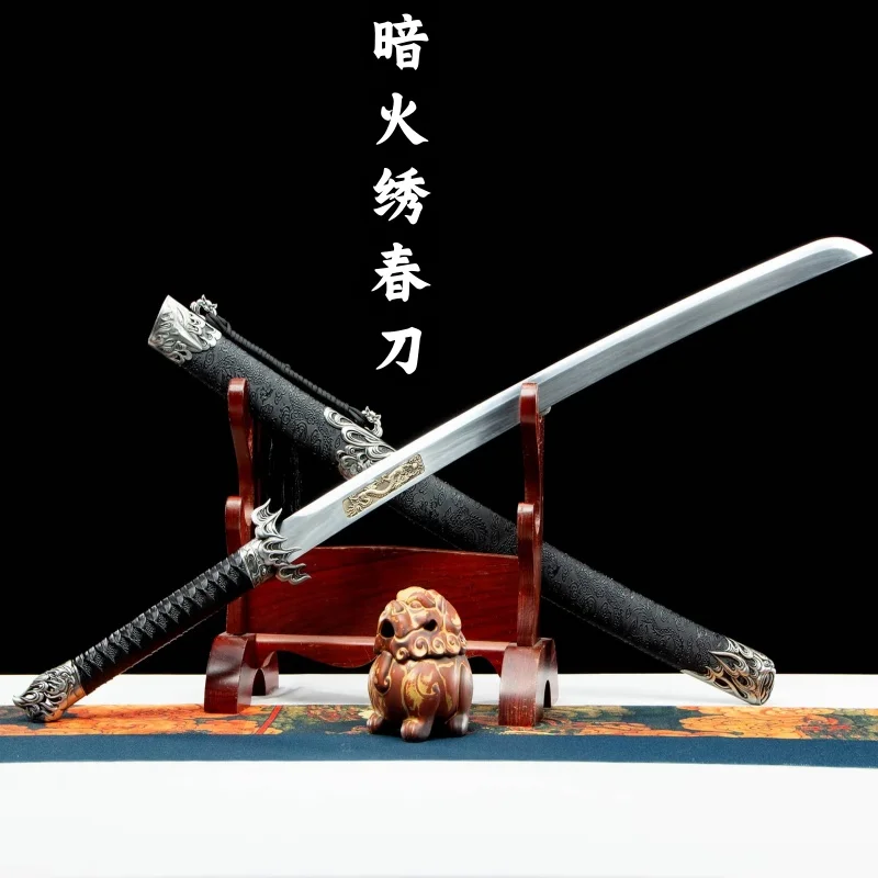 Вышивка искусственная городской меч Longquan встроенный Yanling нож из