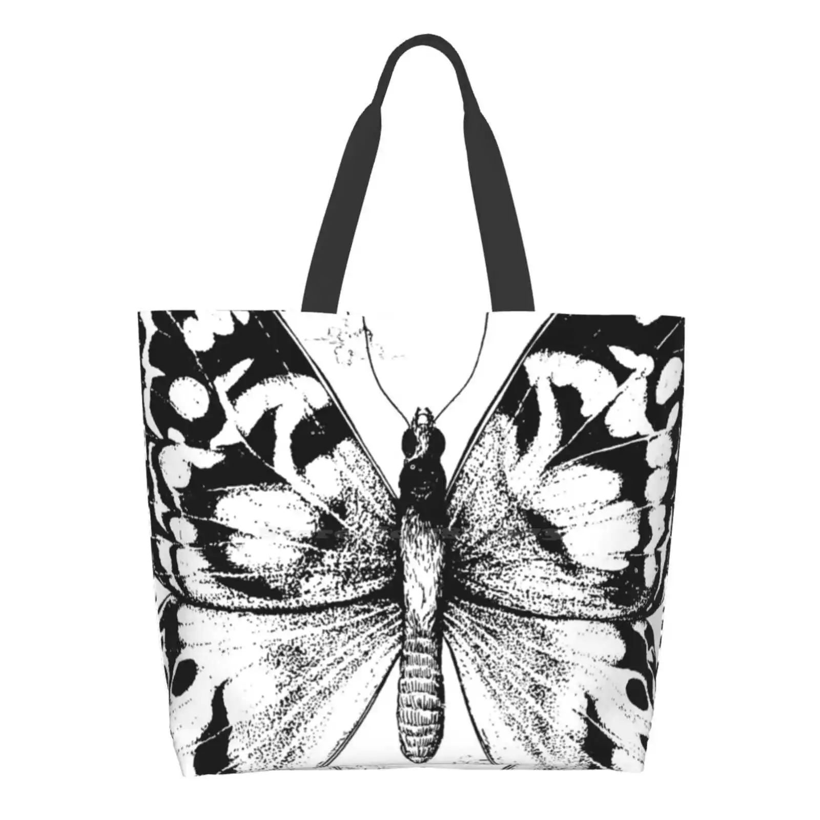 

Be Here Now - The Butterfly Printed Casual Tote Large Capacity Female Handbags Be Here Now Ram Dass Meditation Spiritual Hippie