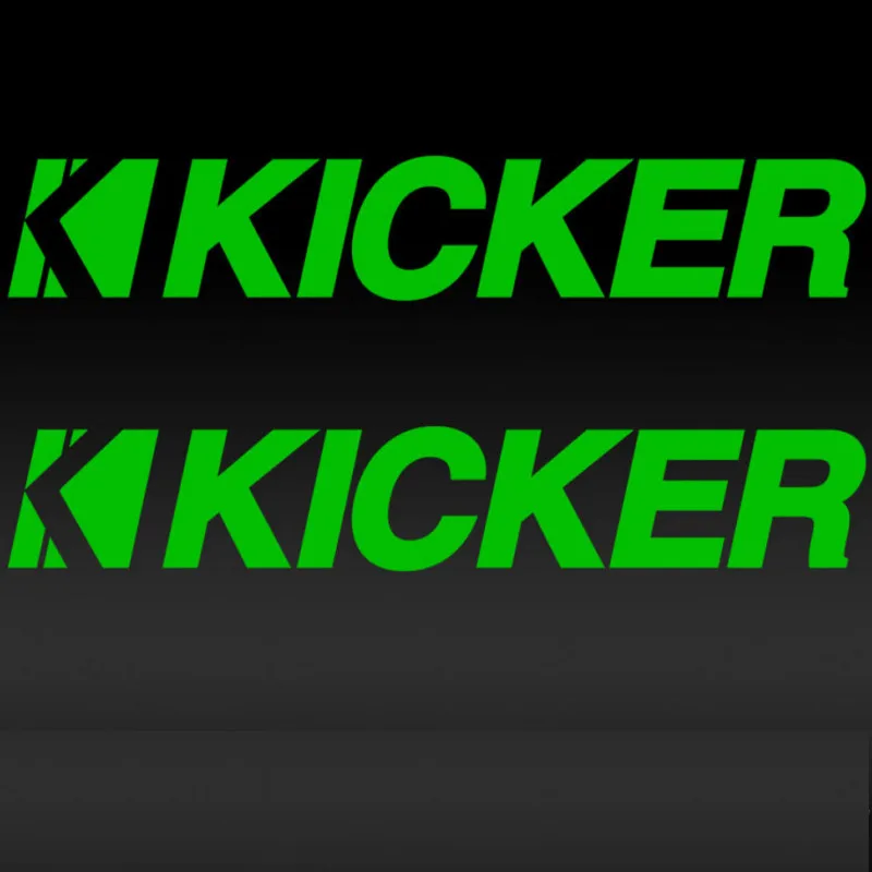 2 шт. 6 дюймов KICKER надпись автомобильный бампер окно автомобиля виниловая наклейка наклейка (art.: 3920cf2fbb2c0) - 3920cf2fbb2c0