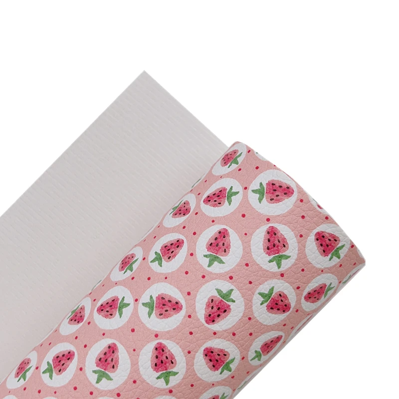 Лист из искусственной кожи в горошек 30x22 см А4 для изготовления бантов