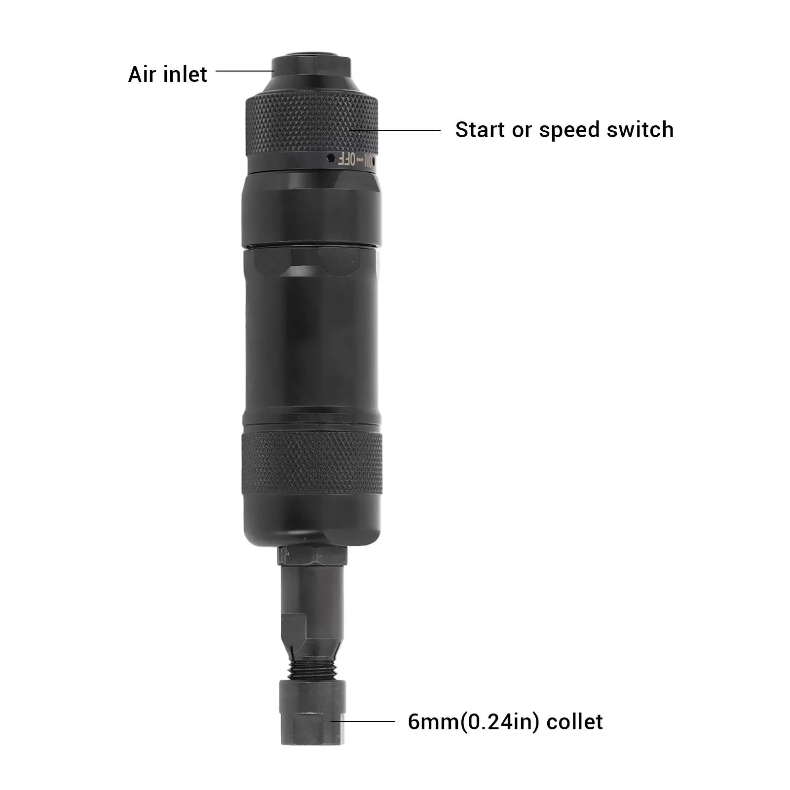 Эргономичный пневматический шлифовальный станок-мощный для металла и резины
