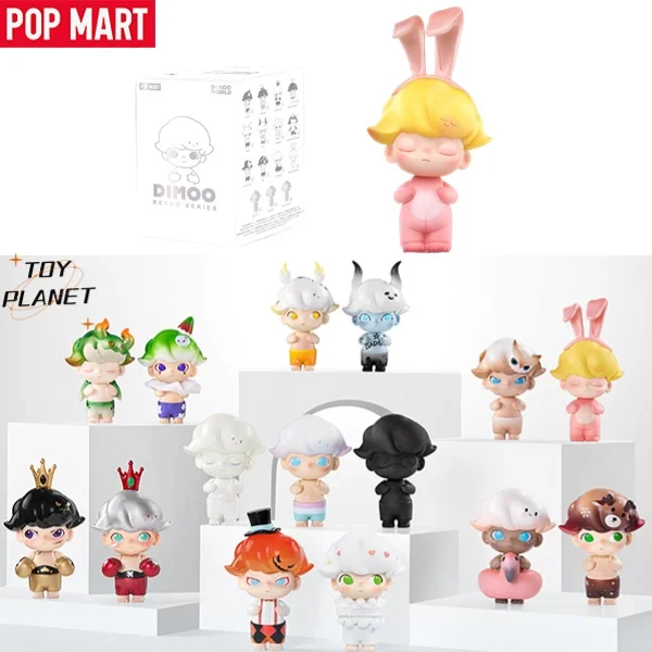 

POP MART Dimoo Ретро Серия POPMART экшн-фигурка Коллекционная Фигурка милая игрушка