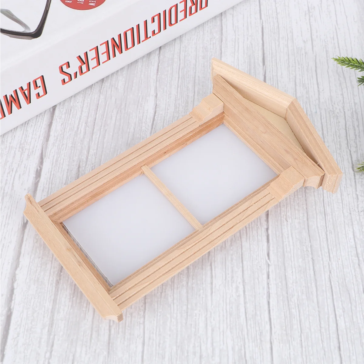 S Window Wooden Ini House Decor Ornament Photo Props For Kid