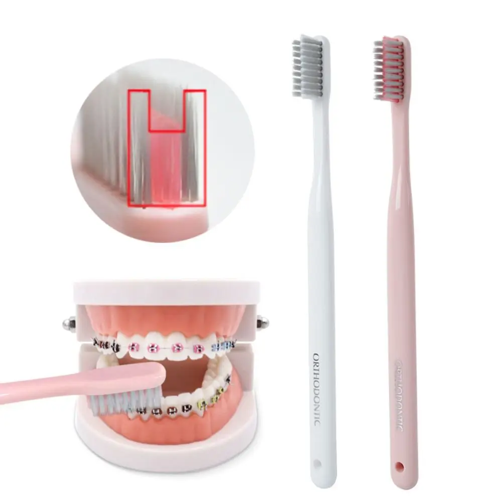 

1 Pcs Clean Orthodontic Braces Non Toxic Adult Orthodontic Toothbrushes Dental Tooth Brush Set U A Trim Soft Toothbrush