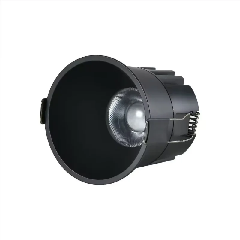 

Светодиодный встраиваемый точечный светильник, черный современный прожектор, внутренний антибликовый CRI97, алюминиевый потолочный светильник для гостиной, спальни