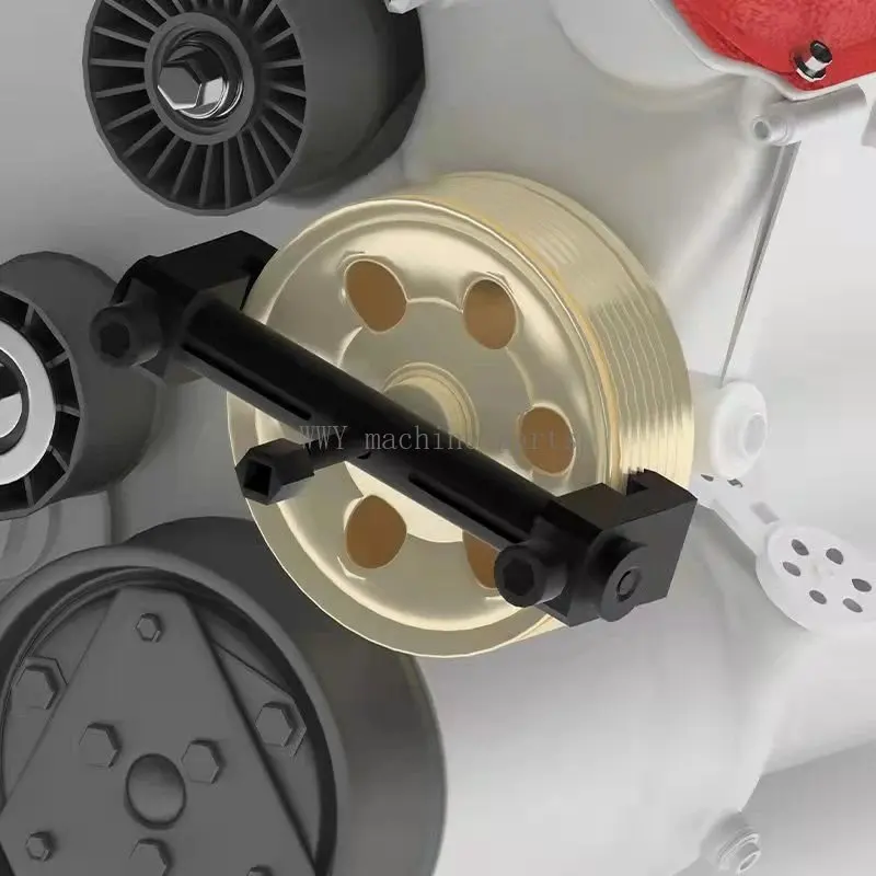 Новый съемник для шкива привода ребристой коленчатого вала инструмент ремонта