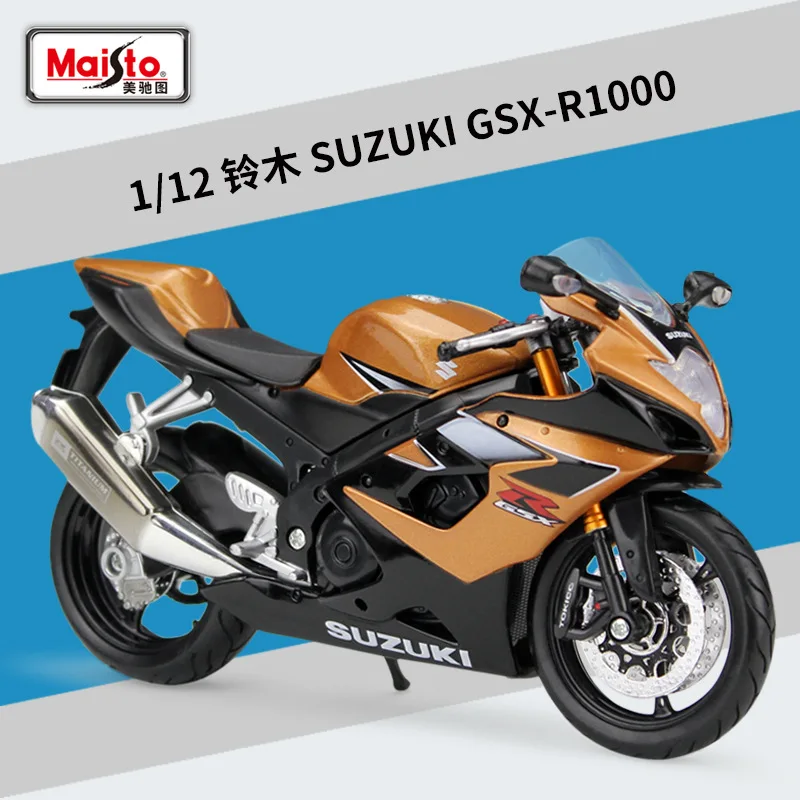 

Maisto 1/12 Scale Motorbike Model Toys SUZUKI GSX-R1000 Diecast Metal Motorcycle Model Toy For Gift,Children,Collection