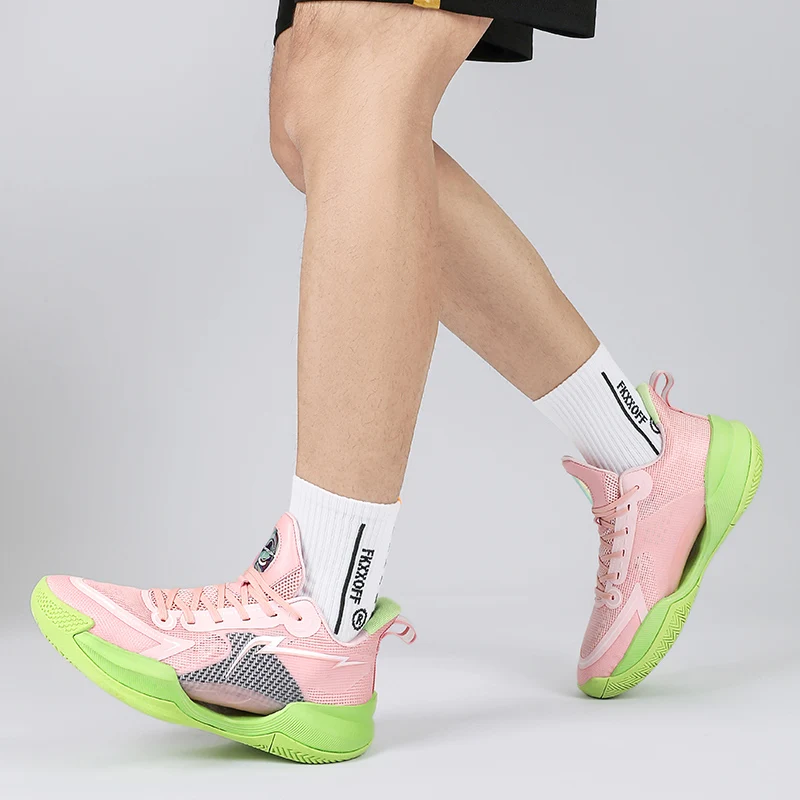 QNX-2399 High Quality Mens Basketball Sneakers Low-top Training Sports Trainers Womens Breathable Cushion Basketball Shoes 2023