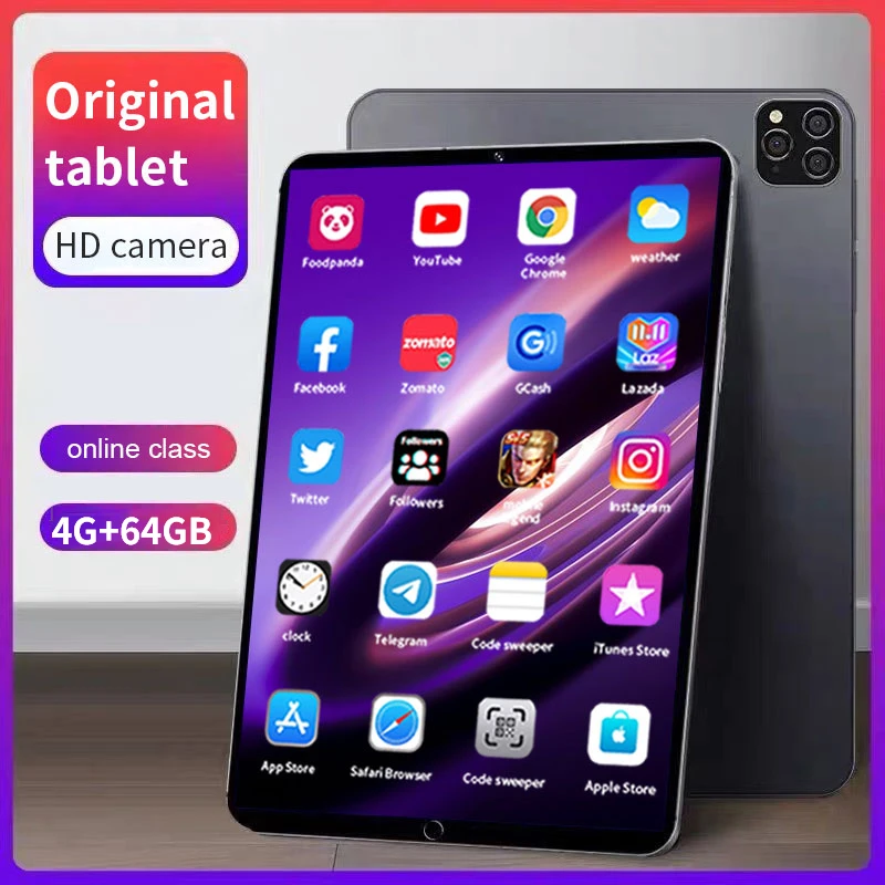 2023 New Tabletes Android 9.0 2-in-1 10.1 inch 4G+64GB 4G Running WIFF Link Game Dedicated tablet Support Zoom Support Netflix