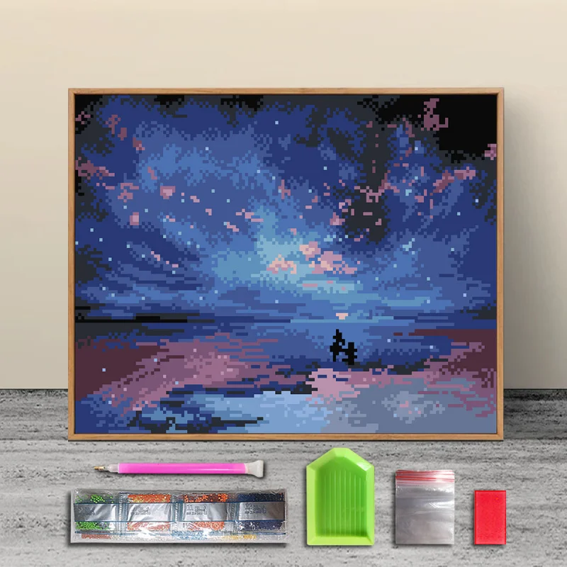 【z5143】Оптовая продажа с фабрики DIY Алмазная картина 5 Круглый алмаз