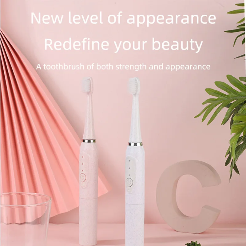 

Зубная щетка звуковая электрическая для мужчин и женщин, не перезаряжаемая полностью автоматическая водонепроницаемая, с мягким мехом, для...