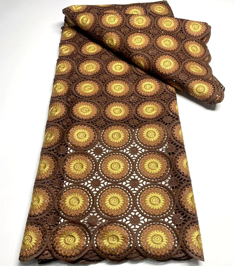 

Новейшая вышивка с блестками, французская нигерийская гипюровая кружевная шнуровка, модная традиционная африканская кружевная ткань для платья