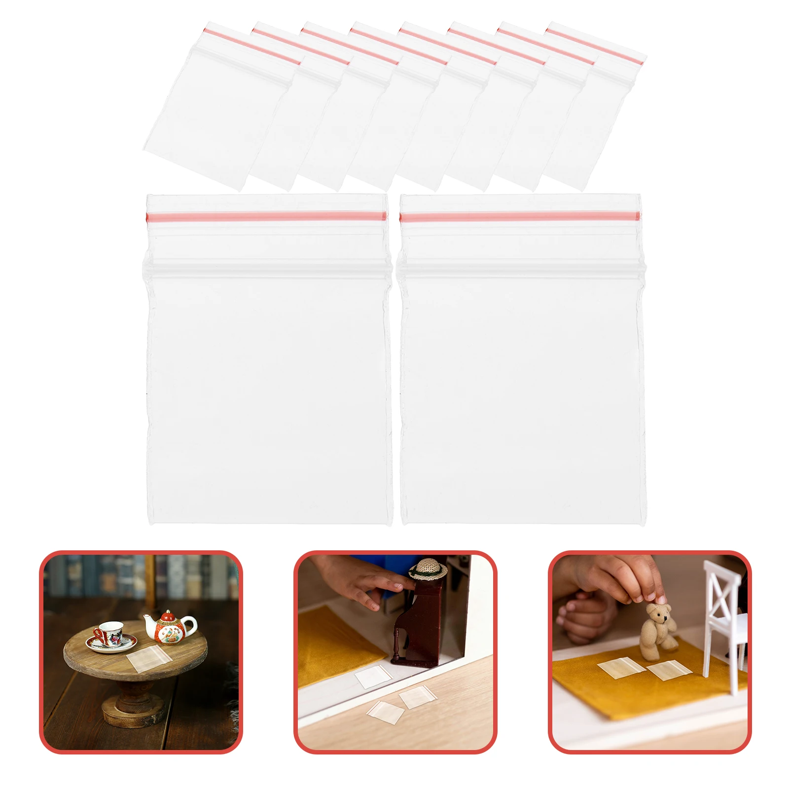 100 шт. мини-сумки для хранения кукольного домика модель миниатюрная сумка игрушек