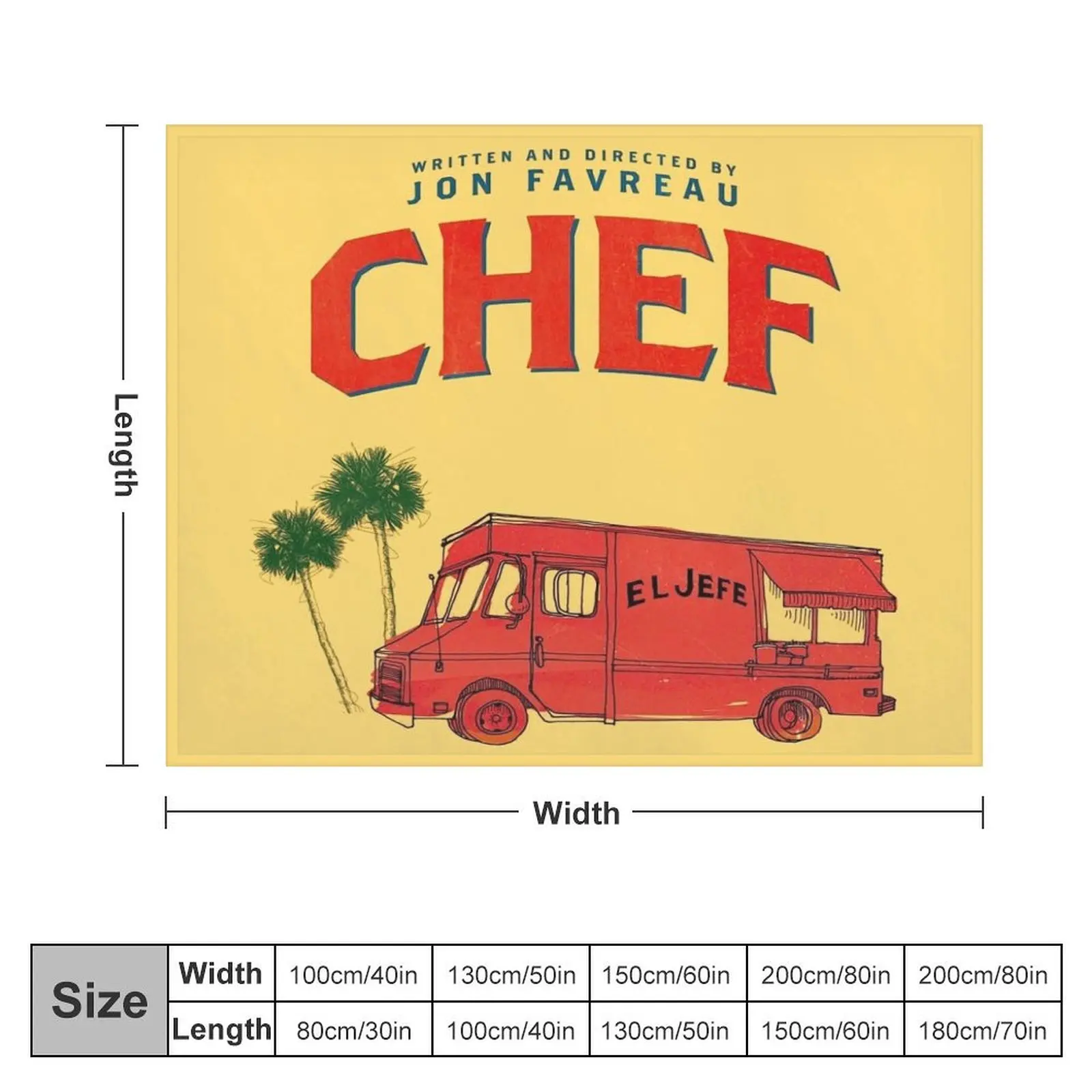 El Jefe декоративное одеяло для еды