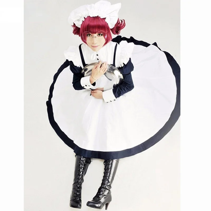 Фото Костюм для косплея Black Butler Kuroshitsuji Maylene, женский, на заказ, с фартуком и платьем, индивидуальный размер для взрослых и детей №2