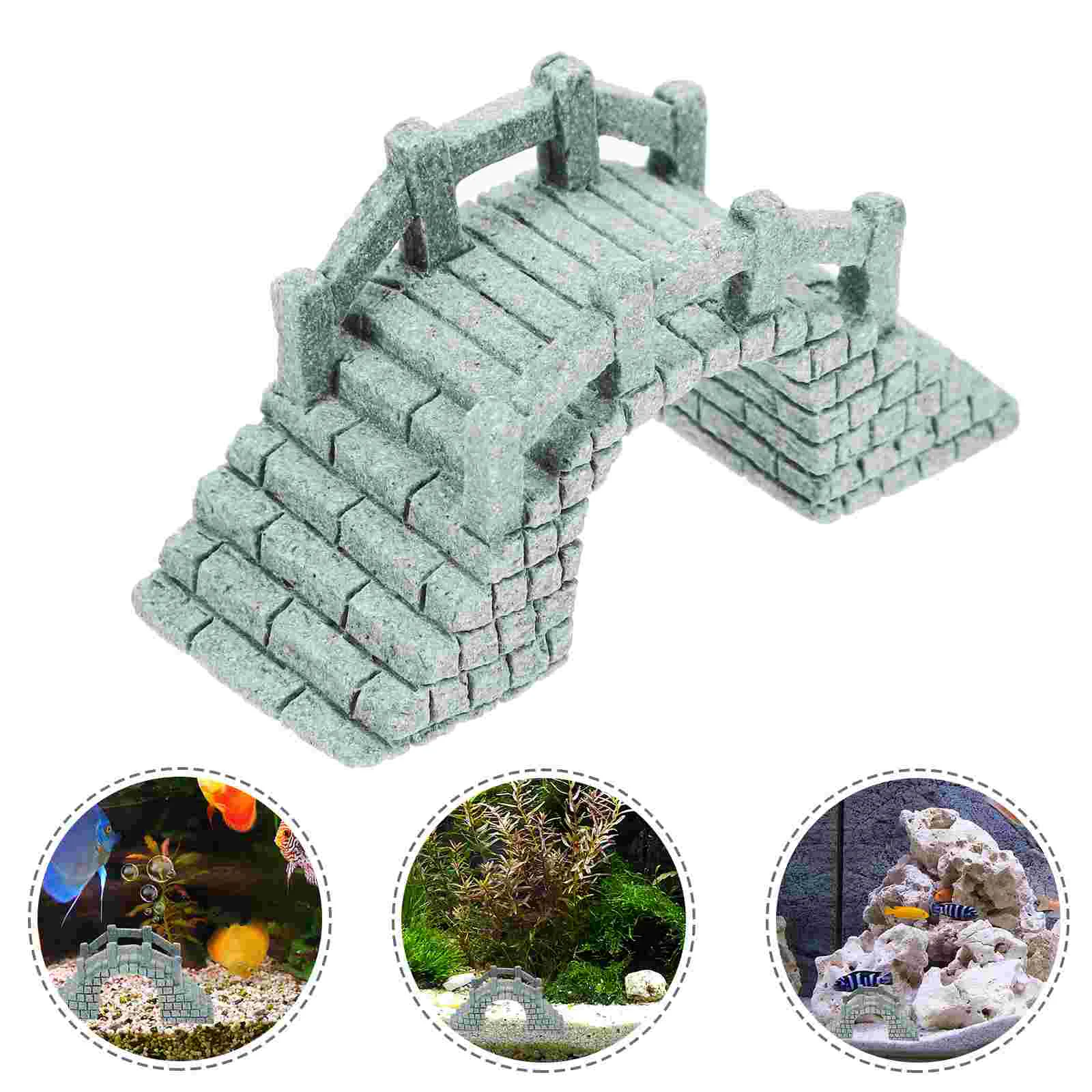 

Japanese Tower Light Decoration Bridge Statue Model Ornament Garden Decorations Scenery Landscape Miniature