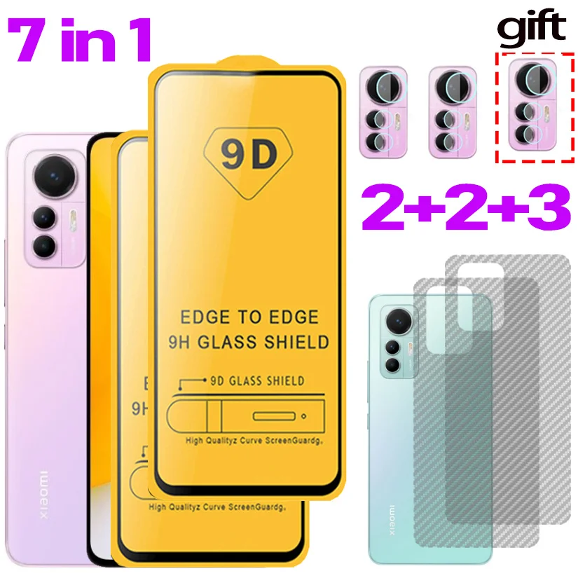 

1~7Pcs,Tempered Glass For Xiaomi 12 Lite 5g Glass Screen Protector Mi 12 Lite Shatterproof Water Proof Film Xiaomi 12Lite Mi-12-Lite Smartphone Anti-scratch Soft Camera Lens Back Film Xiaomi Mi 12 Lite Glass