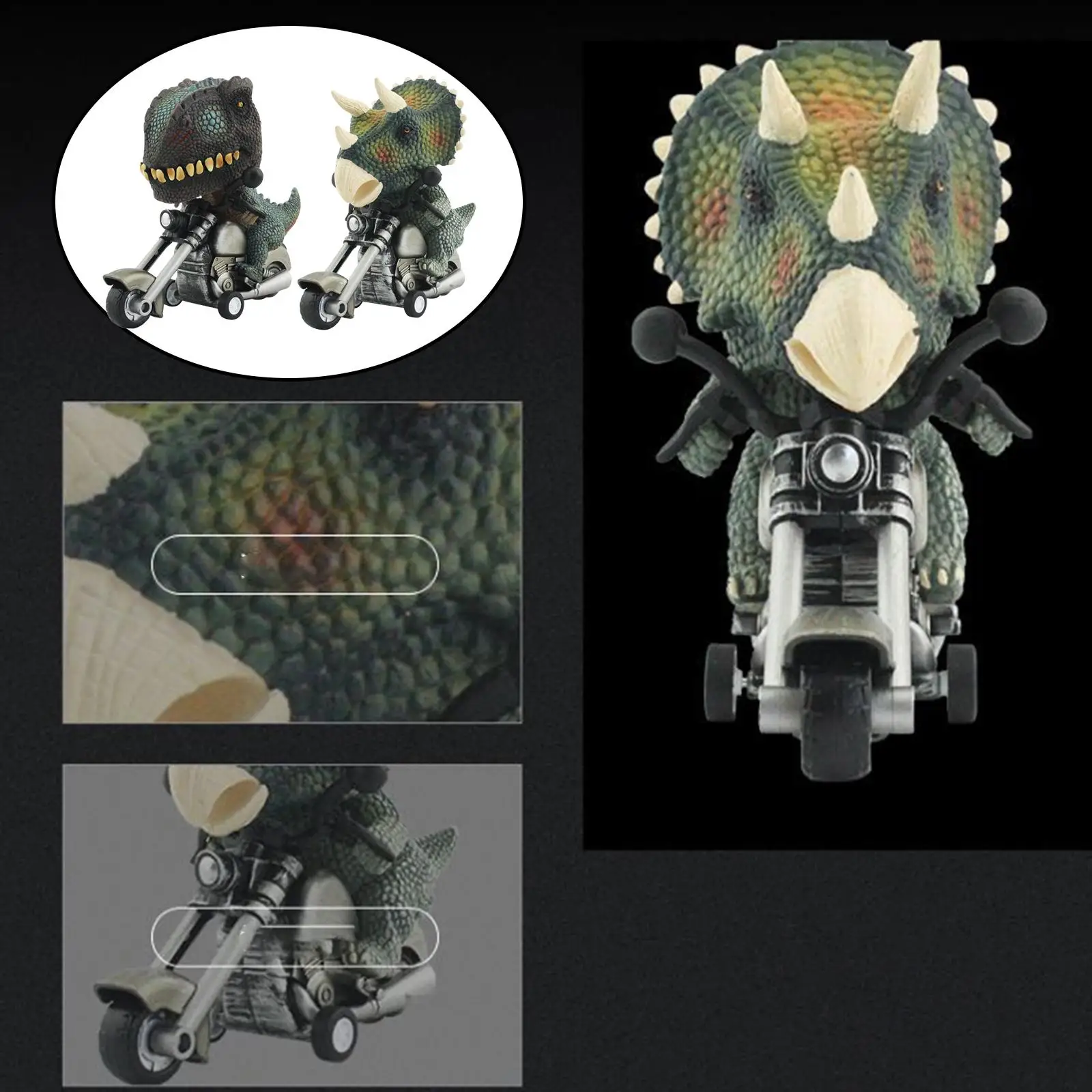 

1piece Simulation Dinosaur Toy Car Inertia Powered for Kid Birthday Gifts