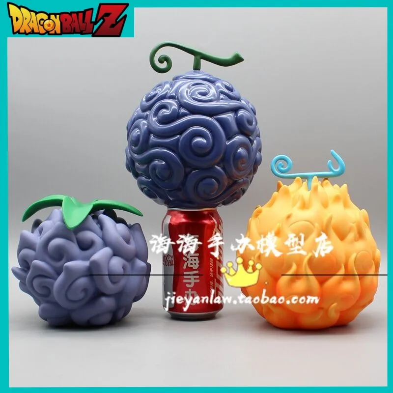 

One Piece Devil Fruit Anime Figure Manga Statue Luffy Rubber Fruit Ace Flame Fruit Collectible Model Toys Decoration In Stock