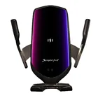 Быстрая зарядка 10 Вт беспроводное автомобильное зарядное устройство R1 автоматический зажим держатель телефона в автомобиль беспроводная зарядка для iPhone Huawei Samsung