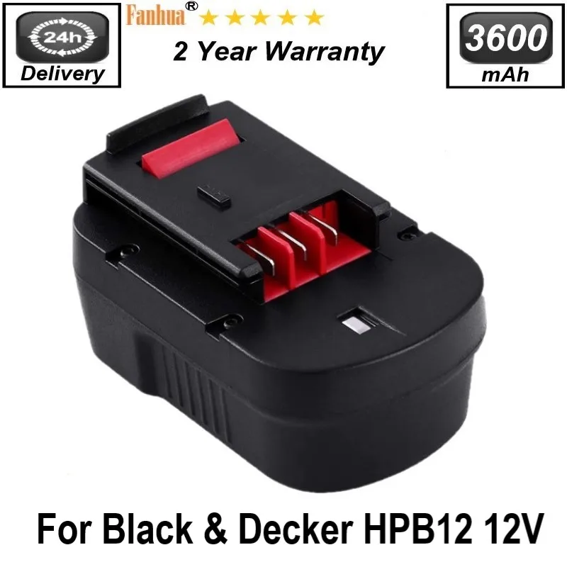 HPB12 12V 3600mAh Ni-MH аккумулятор для Black & Decker FSB12 BD1204L BD-1204L BPT1047 A12 B-8315 A12EX A1712 FS120B FS120BX HPB12 12V 3600mAh Ni-MH аккумулятор для Black & Decker FSB12 BD1204L BD-1204L BPT1047 A12 B-8315 A12EX A1712 FS120B FS120BX