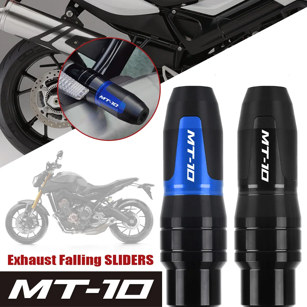 Фото ДЛЯ YAMAHA MT10 MT-10 2016 2017 2018 2019 2020 2021 аксессуары для мотоциклов с ЧПУ, ползунки выхлопной рамы, аварийные накладки, защита от падения №1