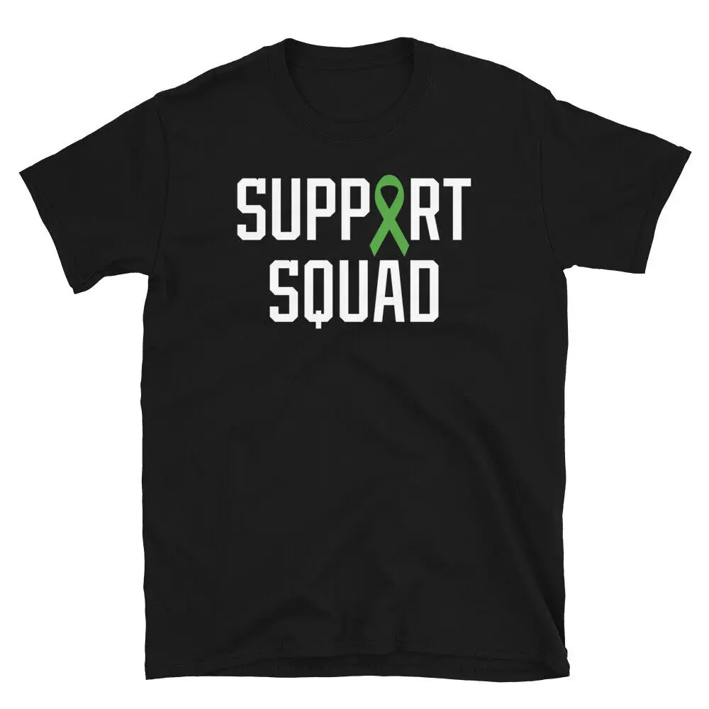 

Lymphoma Cancer Support Squad Lime Green Ribbon Short-Sleeve Unisex T-Shirt