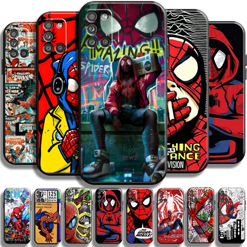 

Avengers Spiderman Comics For Samsung Galaxy A31 A31 5G Phone Case Cover Shell Cases Funda Soft Back Full Protection Carcasa