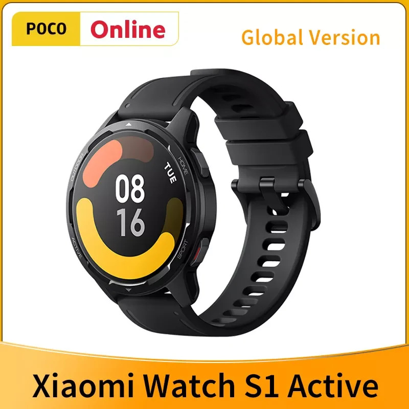 

Global Version Xiaomi Watch S1 Active 1.43" AMOLED Display Bluetooth Phone Calls GPS Mi Smartwatch Blood Oxygen 12 Days Bat