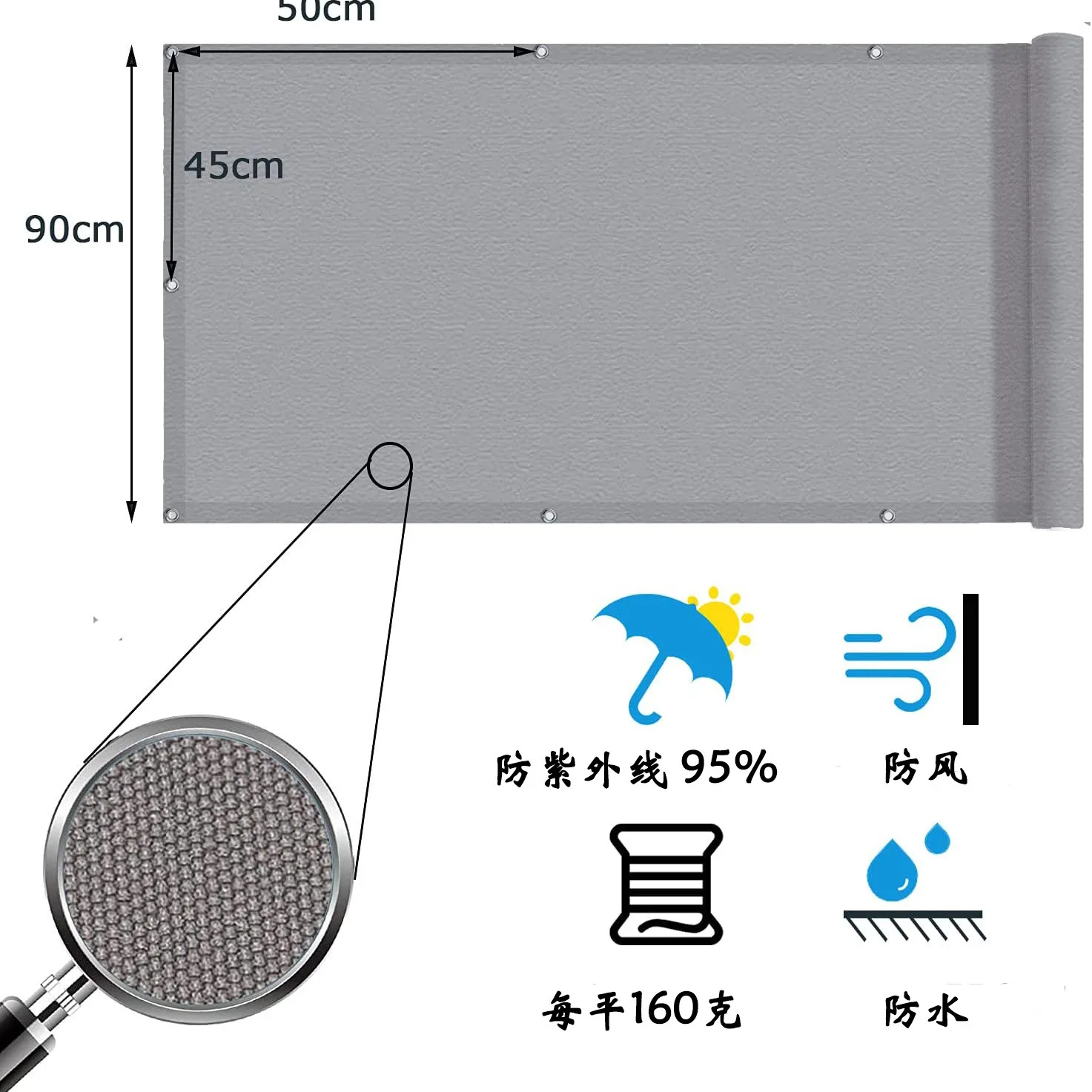 Зеленое ограждение ветрозащитный экран сверхпрочный задний двор забор для