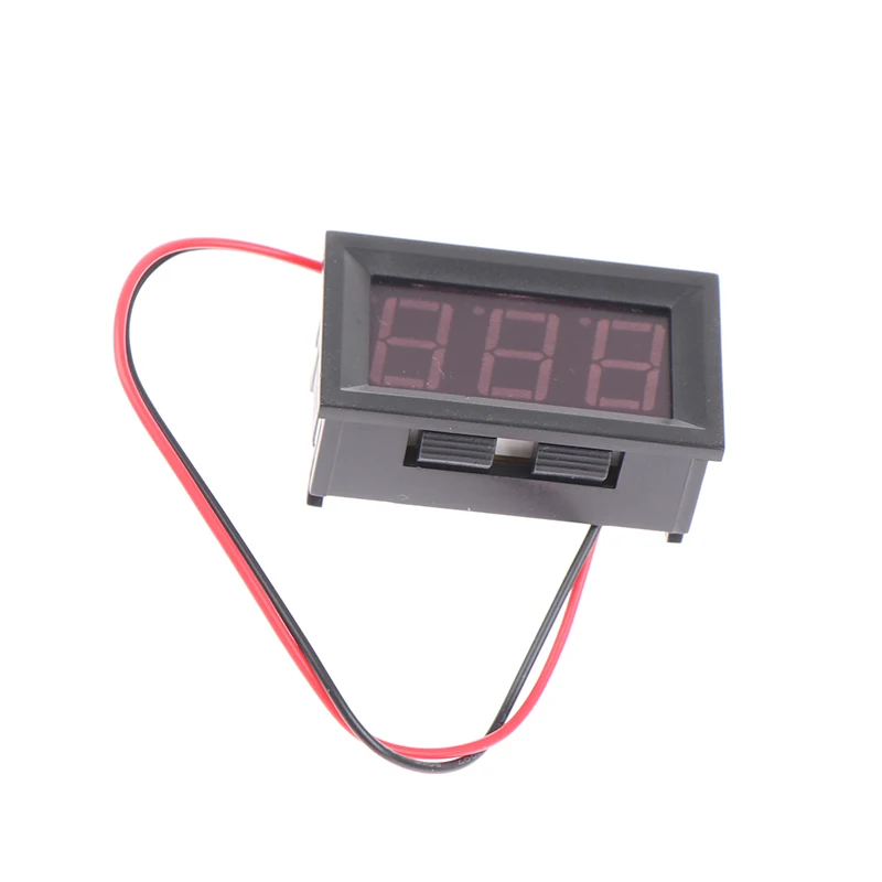 

1PC Digital Voltmeter DC 3.5V To 30V Digital Voltmeter Voltage Panel Meter 0.56 LED For Electromobile Motorcycle Car