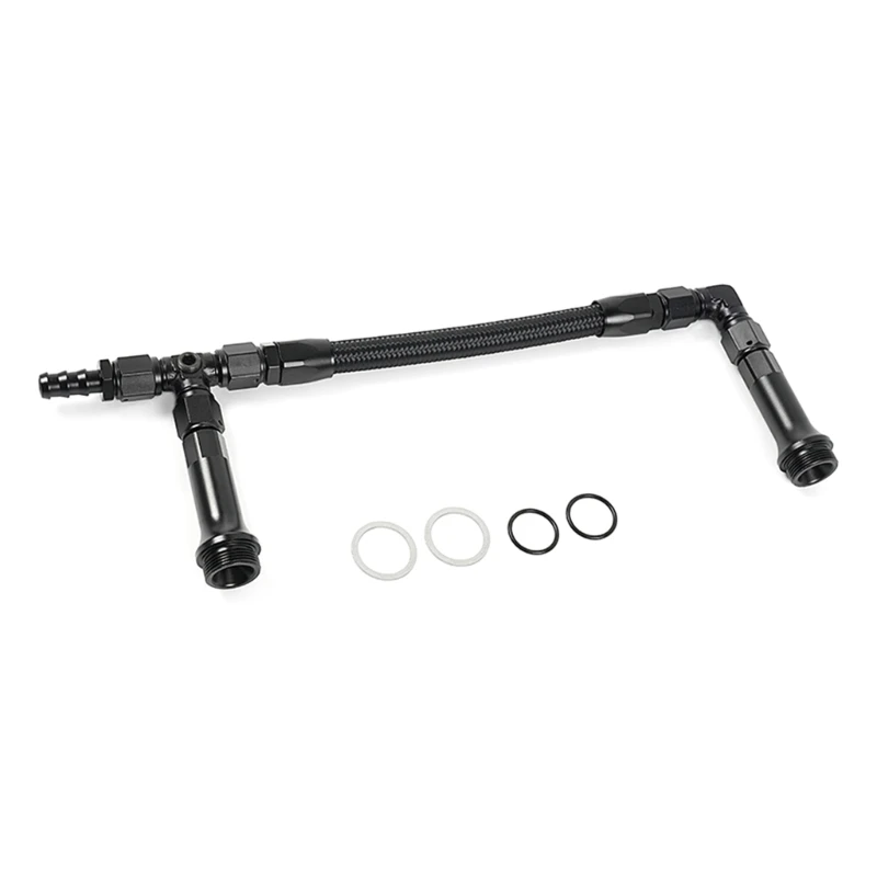 

090E Carb Carburetor set Braided Line Double Feed Double for 4150 Durable