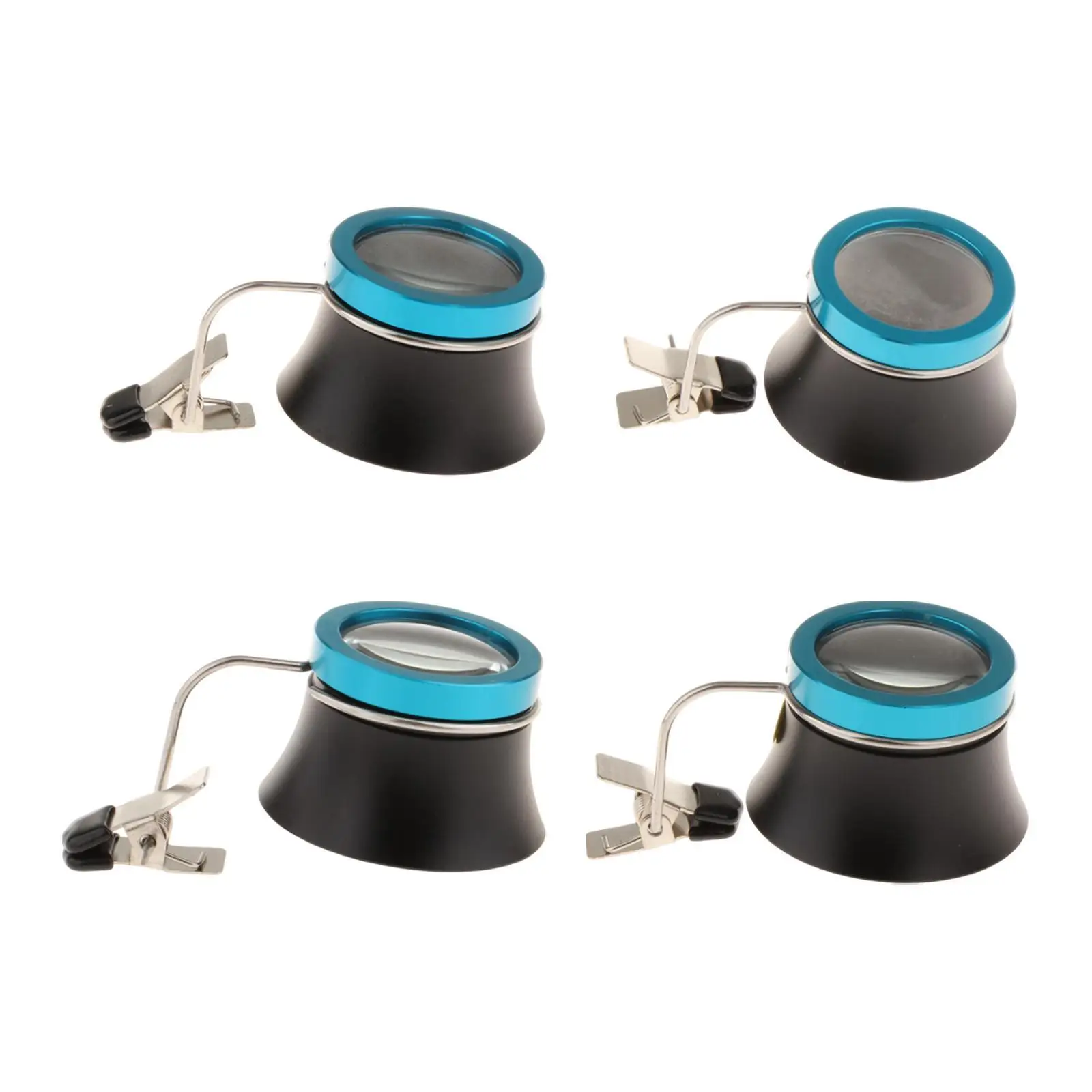 Ювелирные увеличительные очки с зажимом маленькие часы увеличительное стекло