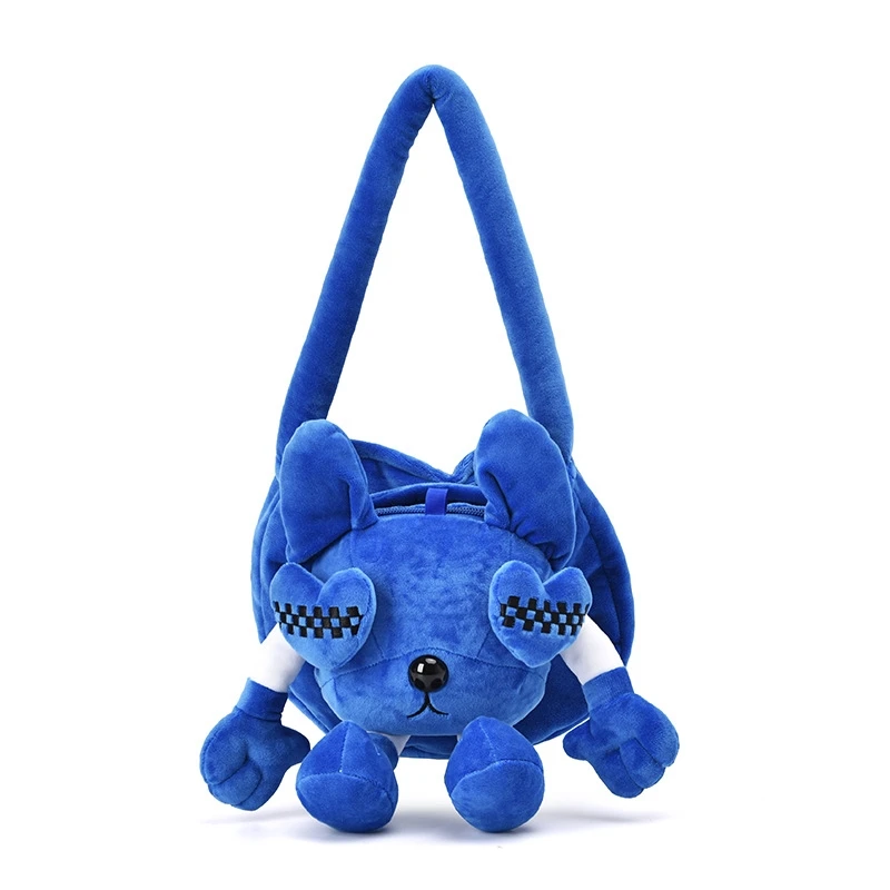 

Сумка кросс-боди Женская мягкая плюшевая, милая набивная Сумочка на плечо в виде животного, синий саквояж на плечо, мессенджер для ежедневно...