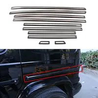 For Mercedes-Benz G-Class W464 G500 G63 Real Carbon Fiber Body Door Panel Trim Strip Large Modified Exterior Stickers
