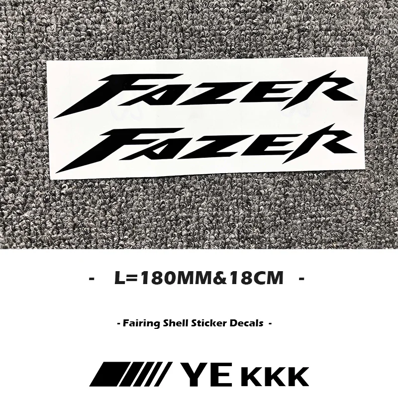 2X 180MM Motorcycle Fairing Shell Hub Head Shell Fuel Tank Sticker Decal For YAMAHA FAZER 250 8  Sticker Decal