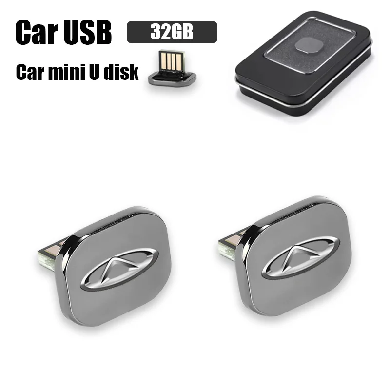 

Мини USB флэш-накопитель 32 Гб U диск для Chery Tiggo 7 2 Pro 5x 5 4 8 T11 Arrizo 3 5 Gx EQ7 E3 Amulet Fora QQ IQ аксессуары