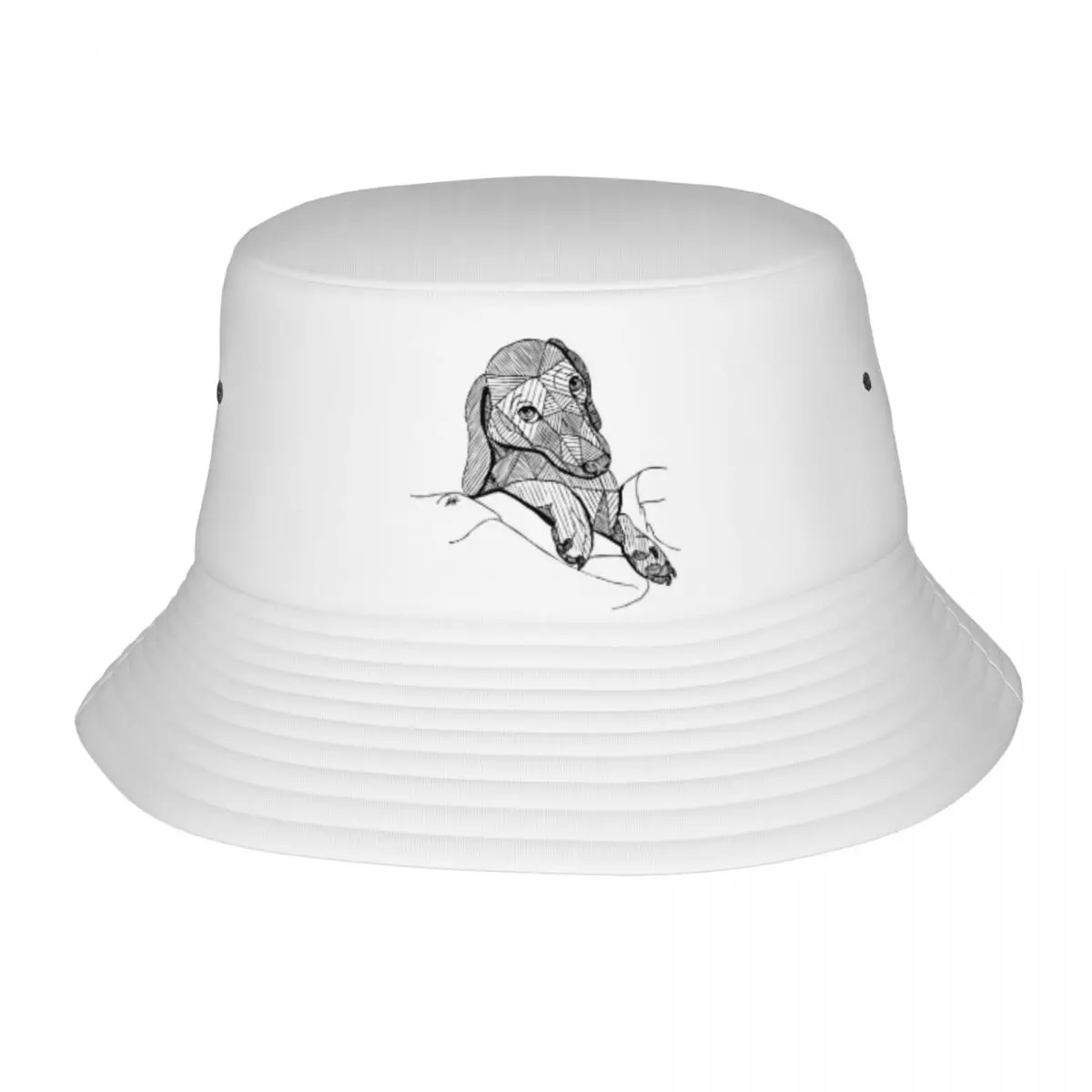 

Outdoor Bucket Hats Dachshund Puppy Dog Lover Panama Hat Men Women Cotton Fisherman Caps Reversible Fisherman Hats Autumn