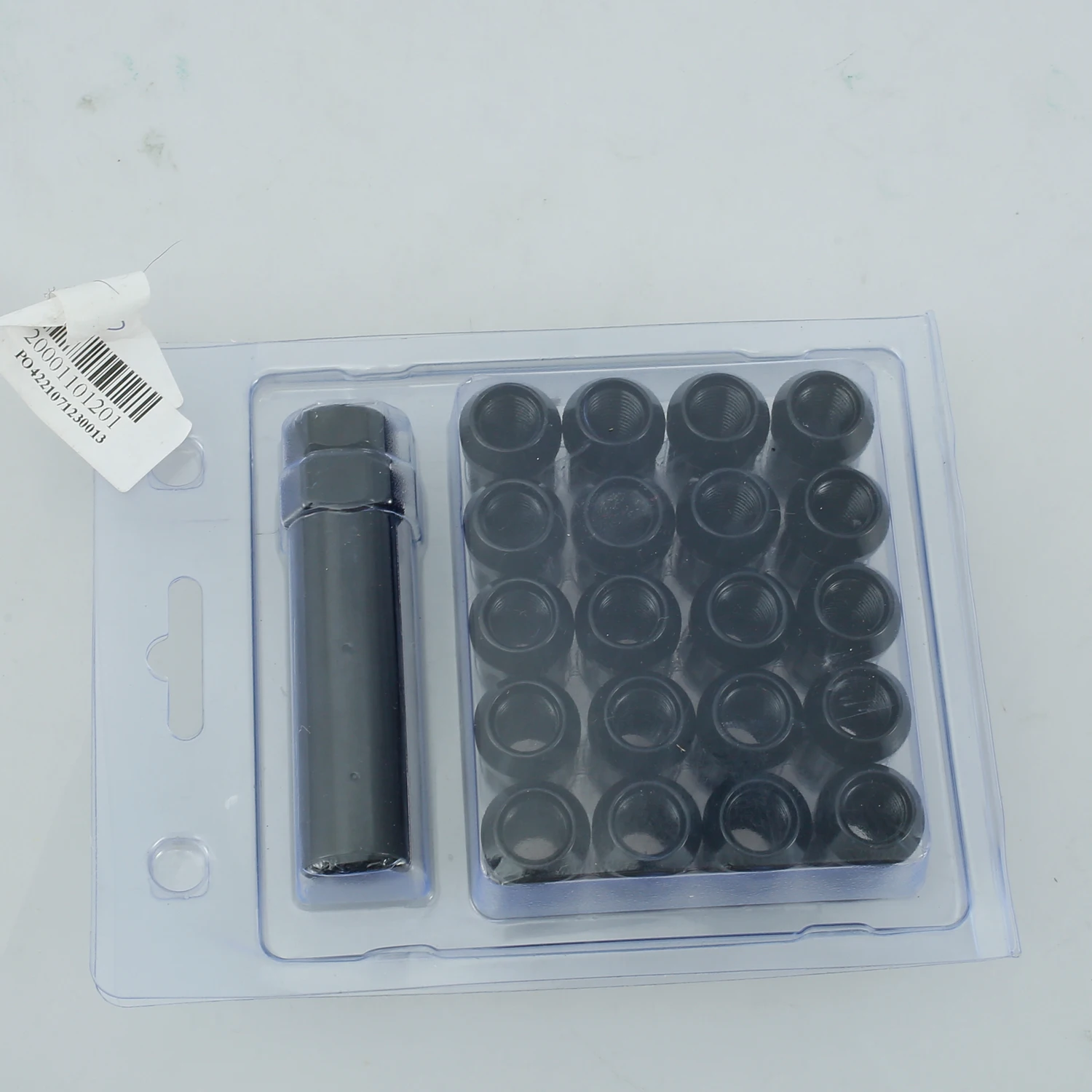 

New 20Pcs Lug Nuts Compatible for Ford Dodge Buick Cadillac Chevrolet M12x1.5 Black Wheel Lug Nuts 1.3" Tall Open End Bulge