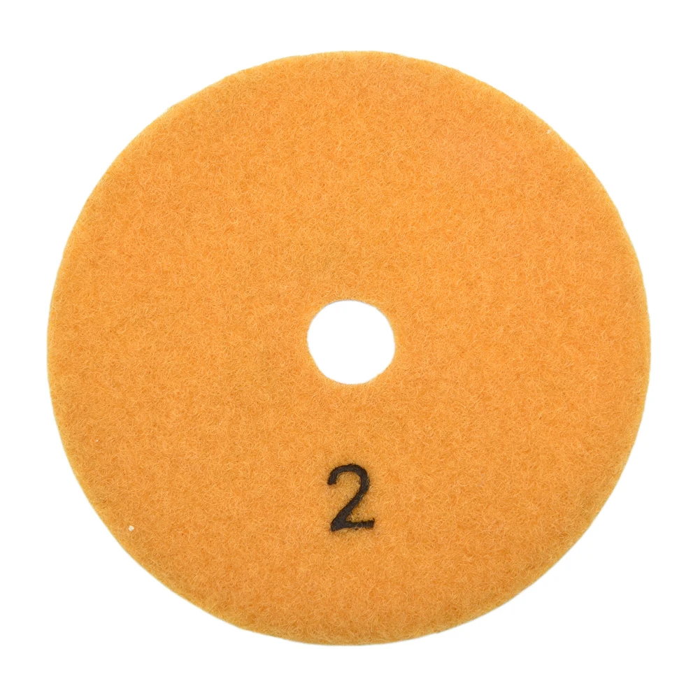 

Polishing Pads 4 Inch 100mm Dry/Wet Diamond Polishing Grinding Tool For Polishing Terrazzo Granite Concrete Stone Marble 3mm