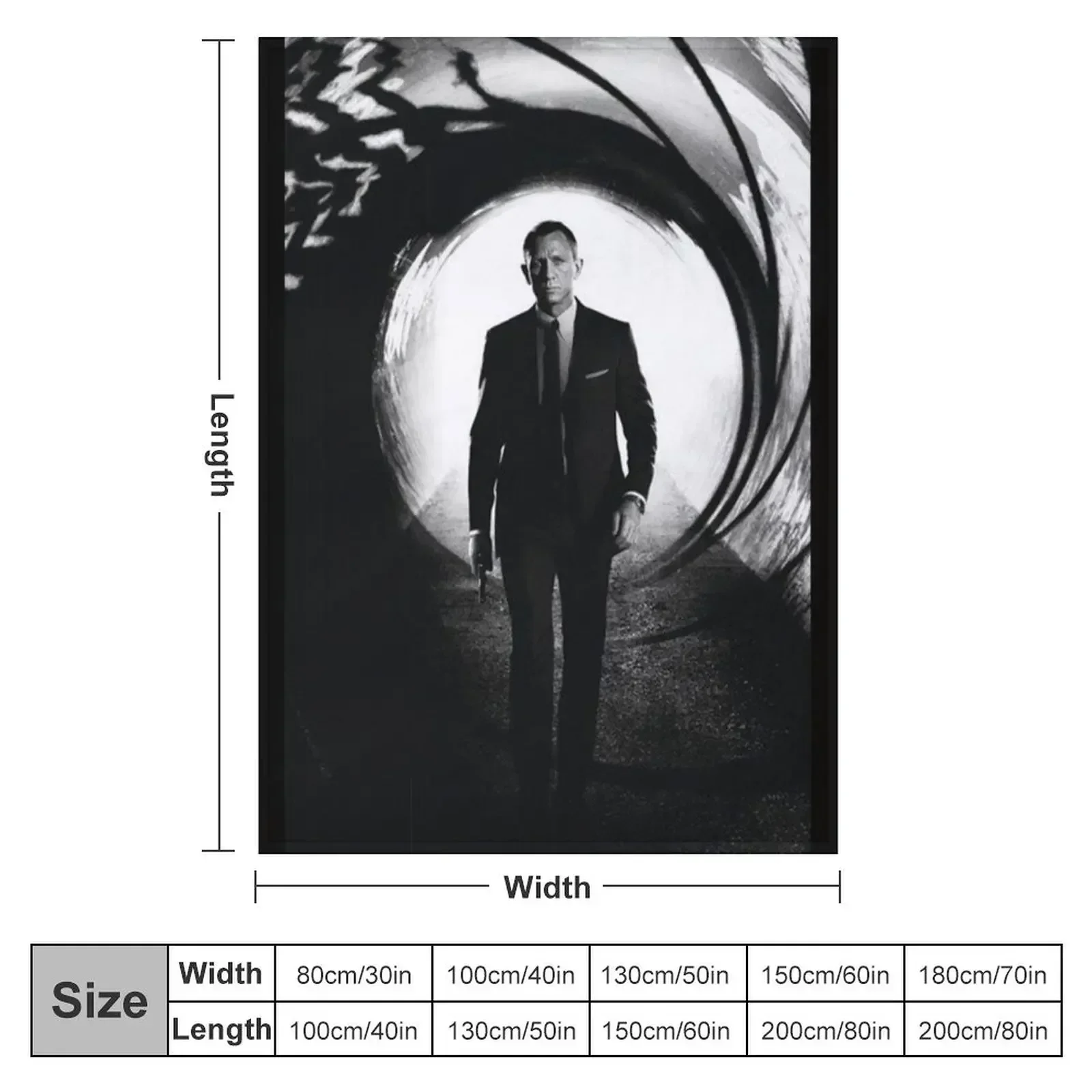 Daniel Craig - Плакат Плед Диваны Постельное белье Утяжеленные одеяла