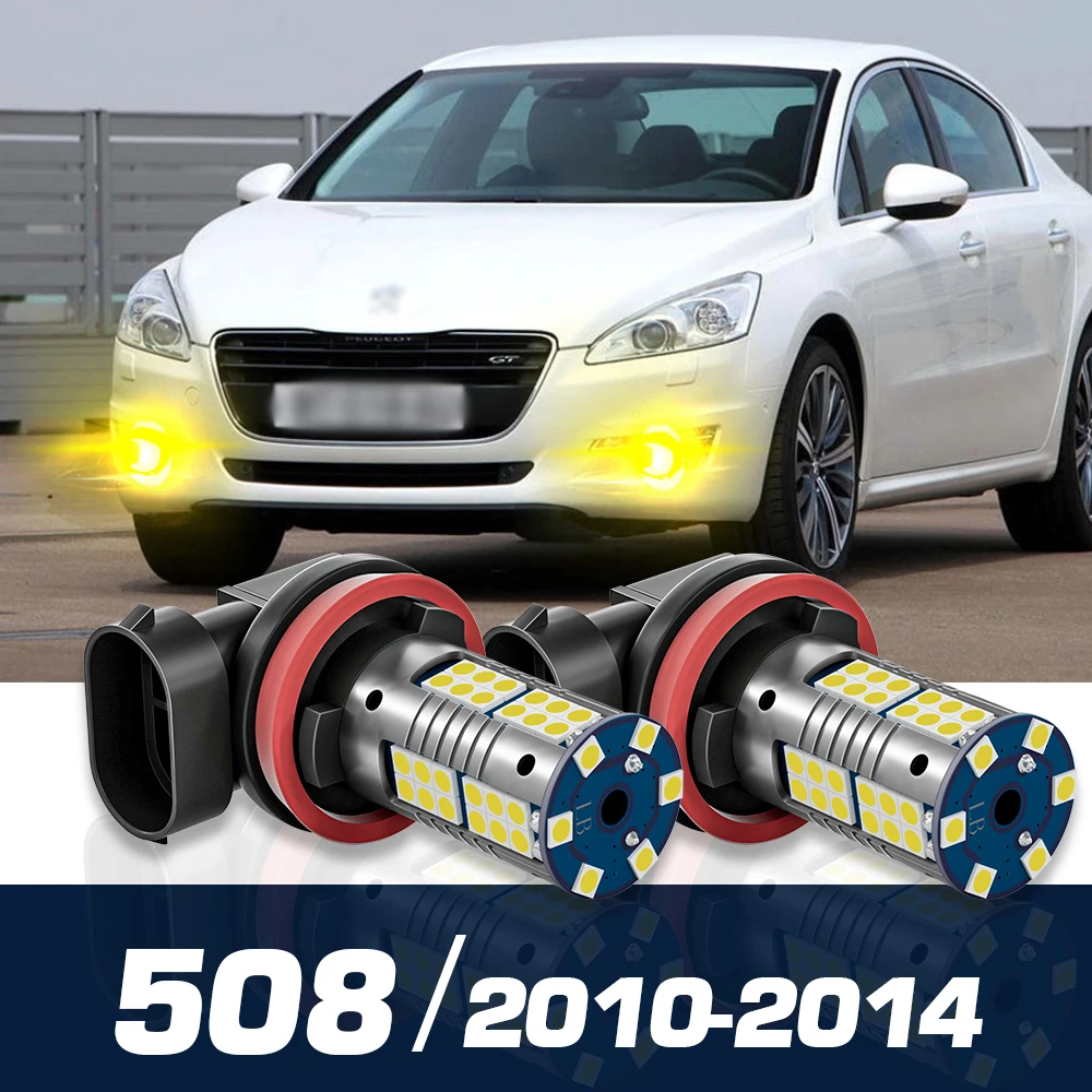 

2pcs LED Fog Light Canbus Accessories For Peugeot 508 2010 2011 2012 2013 2014