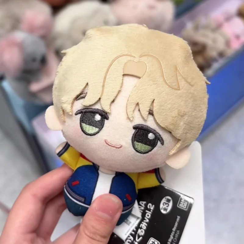 Фото Набор плюшевых брелоков BANDAI TinyTAN DNA Vol 1 и Vol 2: Чиби-куклы-подвески для сумок с K-Pop айдолами, милый коллекционный подарок для фанатов №2