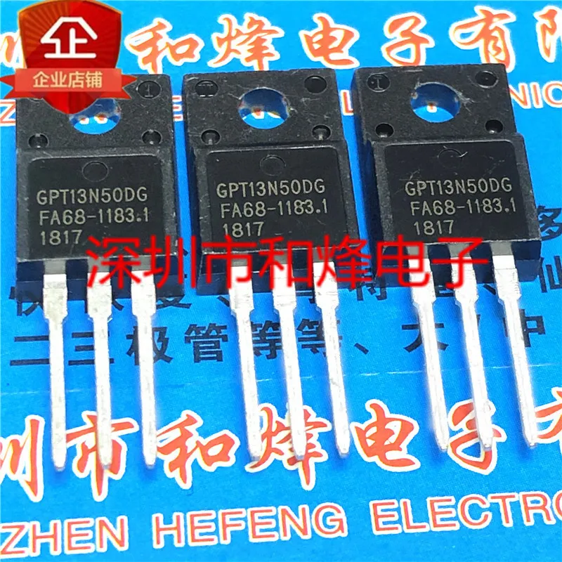 

10pcs 100% orginal new GPT13N50DG GPT13N50 MOS transistor TO-220F