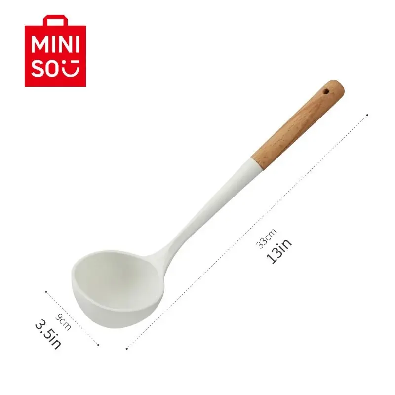 nie oparzeniową szpatułkę z gumy silikonowej Miniso do zestawów narzędzi kuchennych idealna użytku domowego