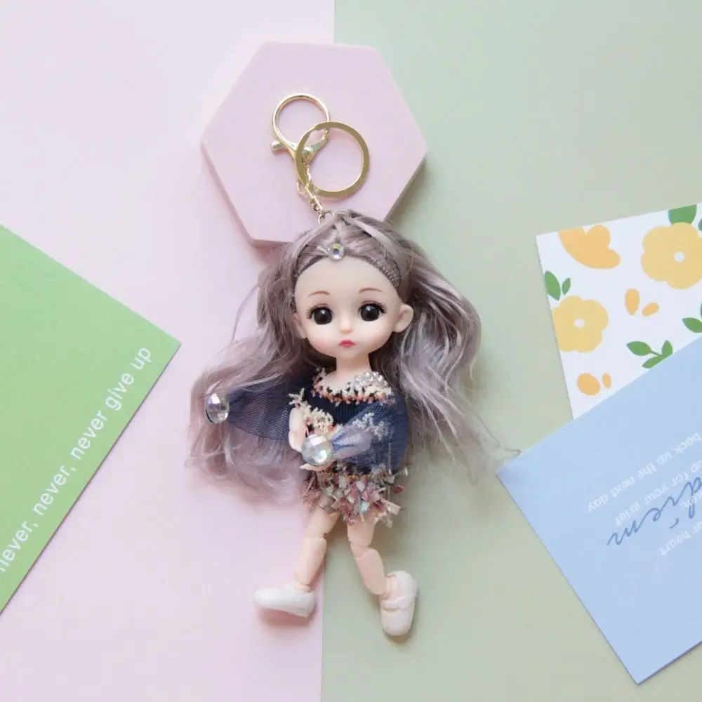 Милый мультяшный кукла-принцесса кулон брелок 13 подвижные шарниры сумка Kawali